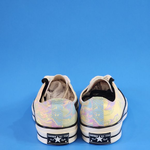 Converse Chuck 70 Low Ox Multicolor Marble Canvas Unisex Sneakers 167374C NWT - Picture 4 of 6